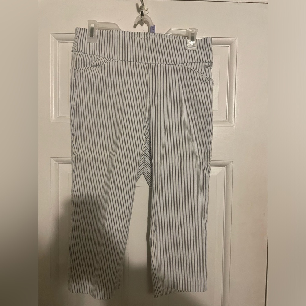 Christopher & Banks Pinstripe capris